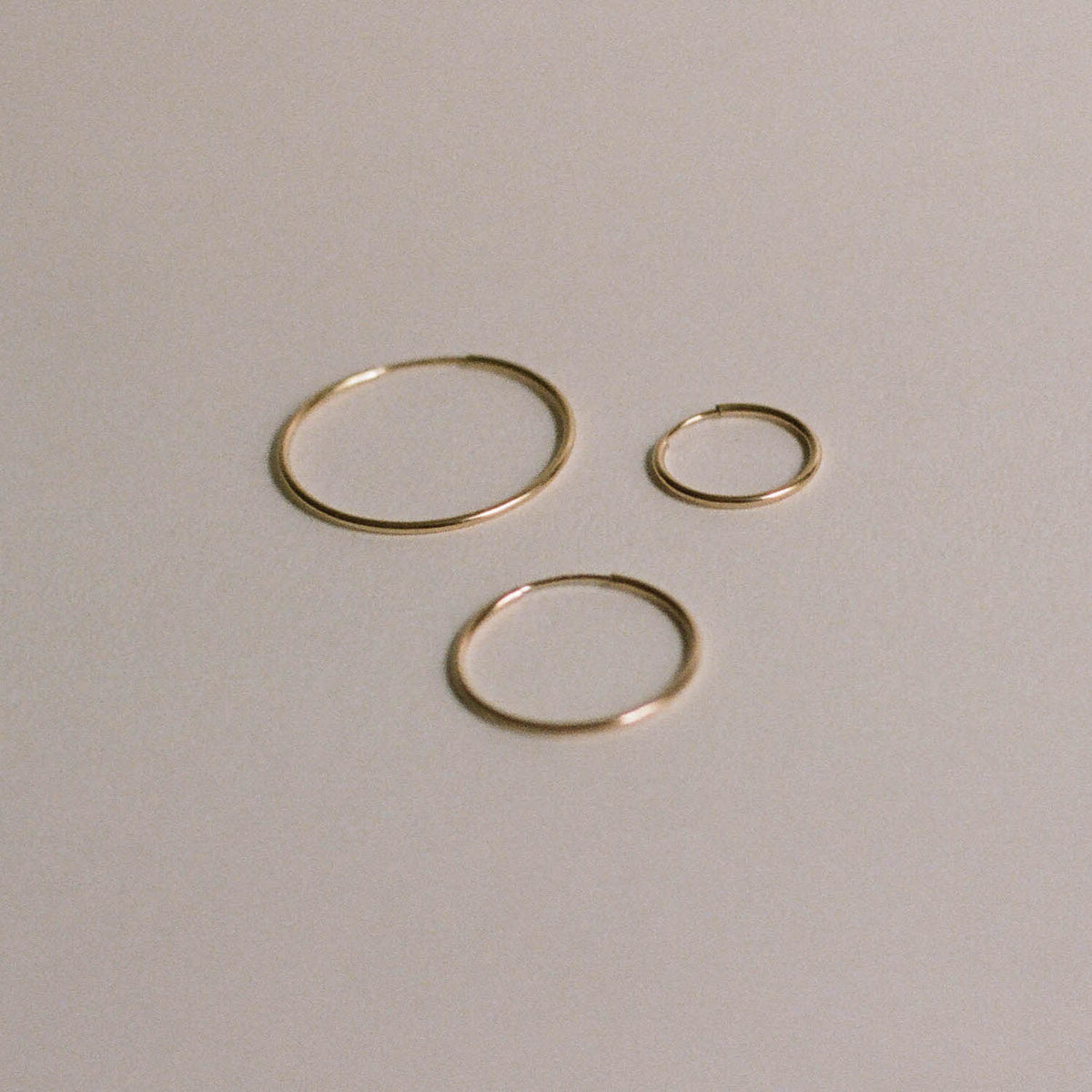 Forever Hoop Earrings 16mm (Medium) / Gold Filled