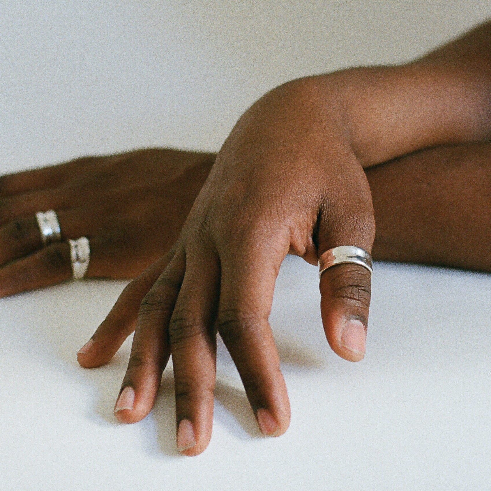 Thick Concave Band Ring // SAMPLE SALE