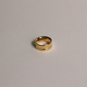 Thick Concave Band Ring