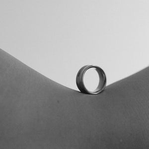 Thick Concave Band Ring